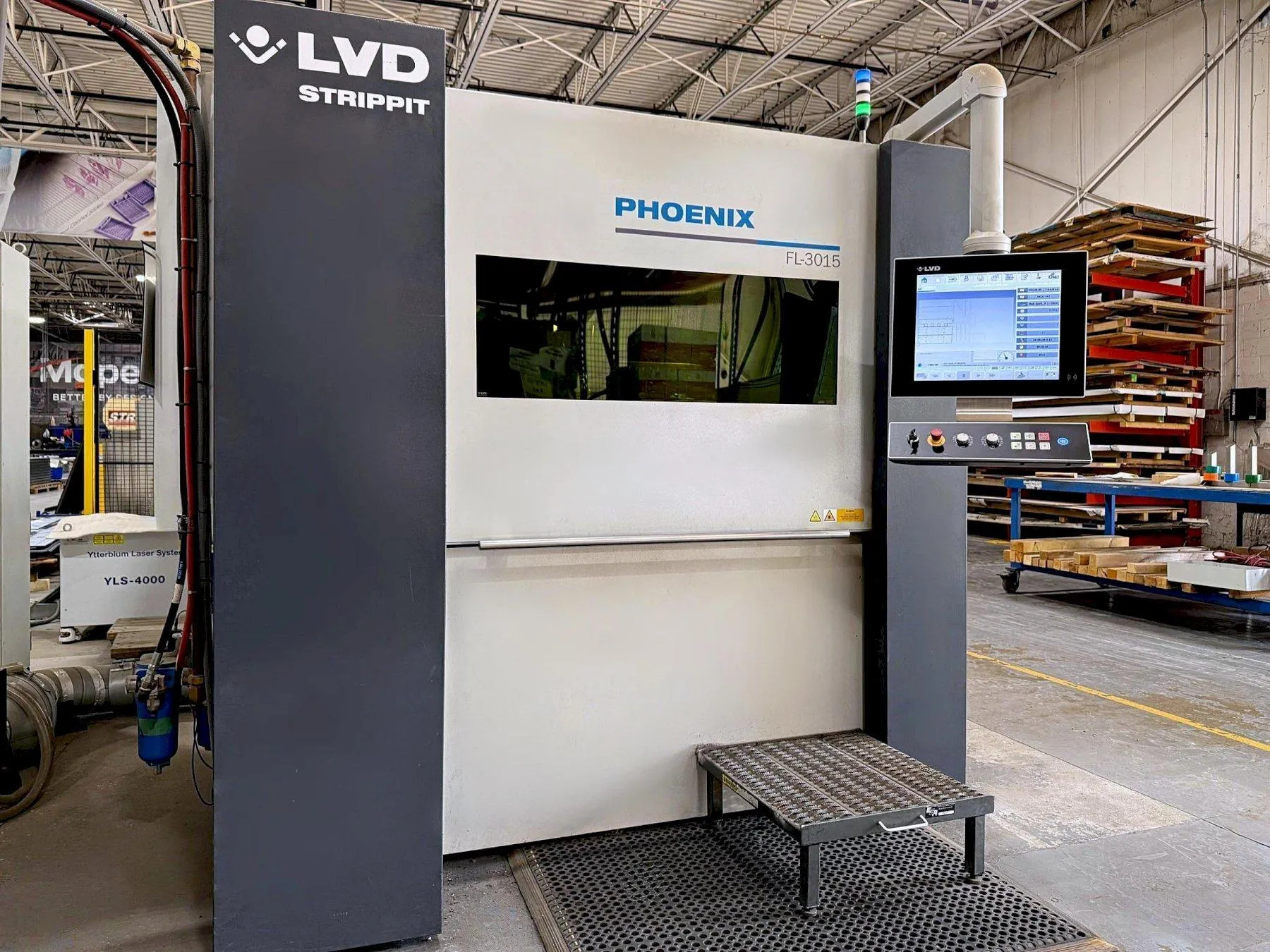 King Sheet Metal’s LVD Phoenix FL-3015 fibre laser machine and Touch-L control in the Worcester workshop