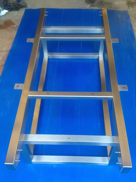 Fabricated stainless steel frames
